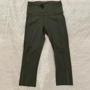Lululemon fast and free 19” (Olive)